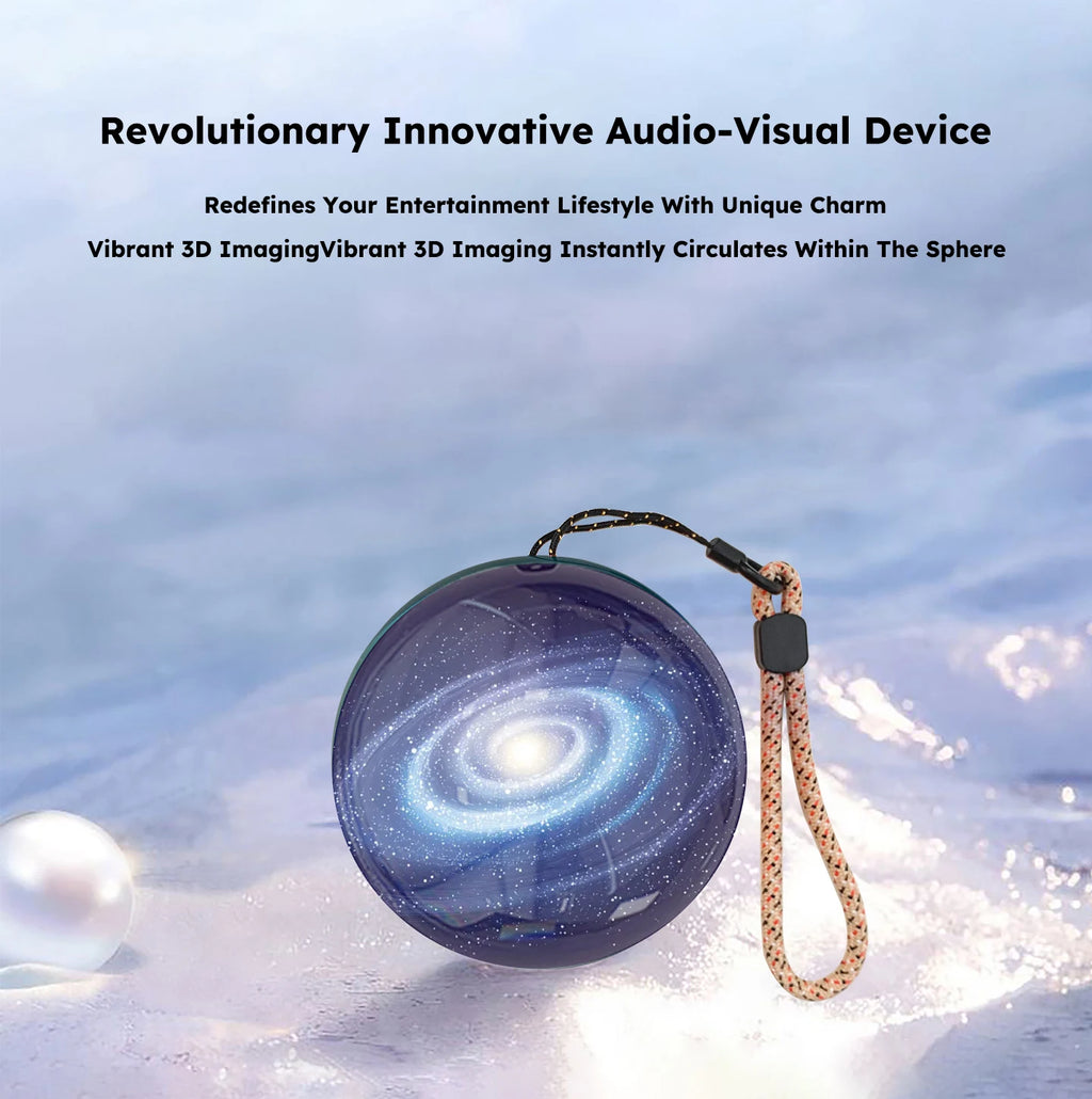 Magic 3D Crystal Ball Electronic DIY Video Photo Ball Visual Effect Video Display Creative Gifts Unique Festival Gift